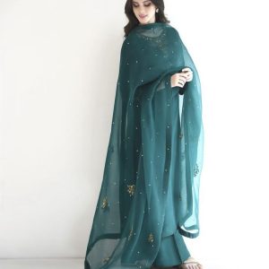 Pakistani Party Frock With Dupatta NKR